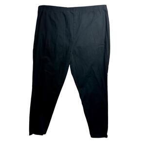 Real Size Elastic Capi Pants Womens Plus SZ 2X Comfy Stretch Casual Minimalist